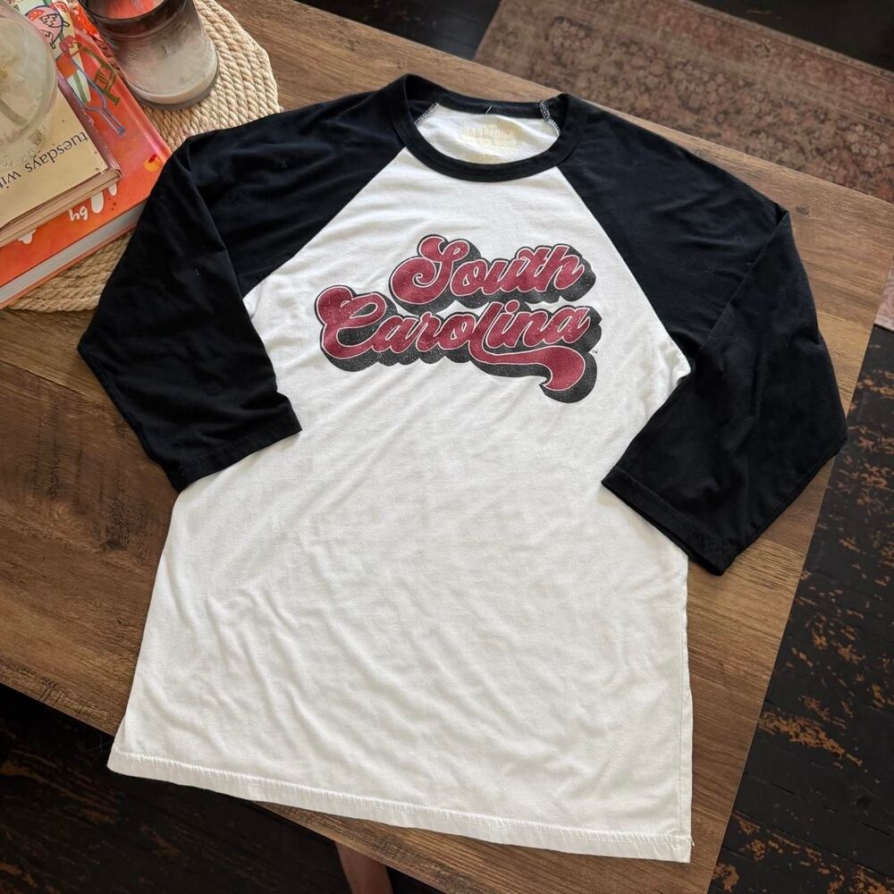 Barefoot South Carolina baseball tee
